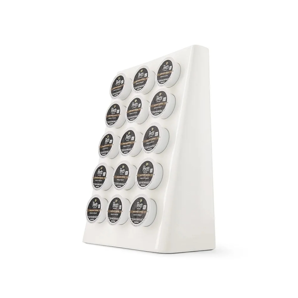Rae Dunn Ceramic Coffee Pod Holder – Keurig Compatible Organizer